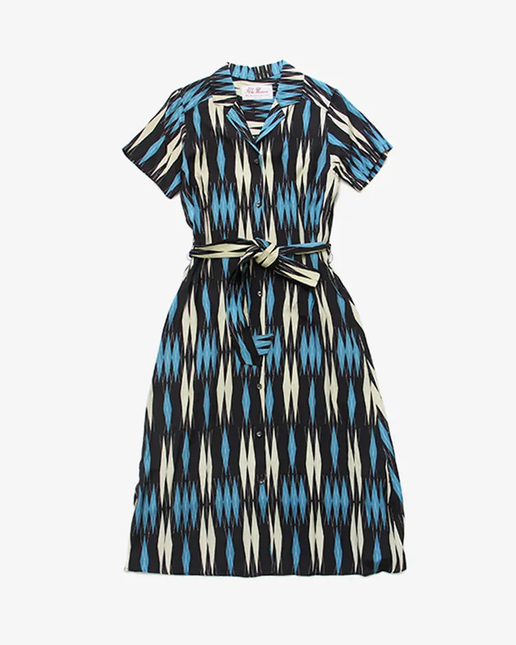 Aloha Blossom (WOMEN) / MINSA ARGYLE / BLUE