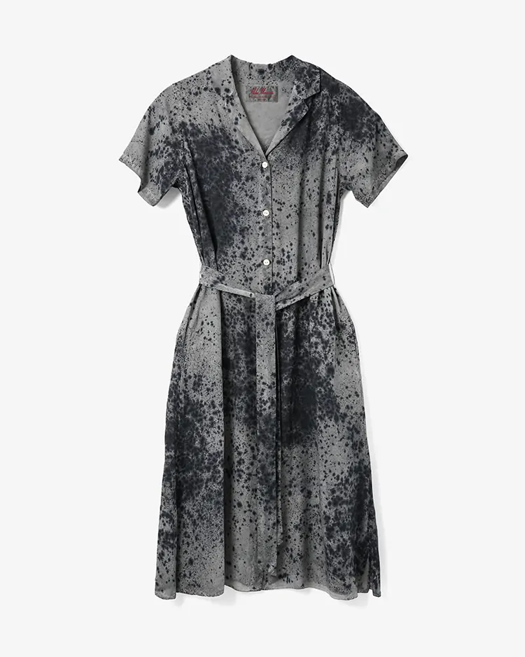 Aloha Blossom (WOMEN) / SABI-HIYOKOMAME DRESS / GRAY