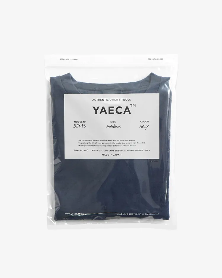 YAECA (MEN) / CREW NECK T-SHIRTS S/S / NAVY