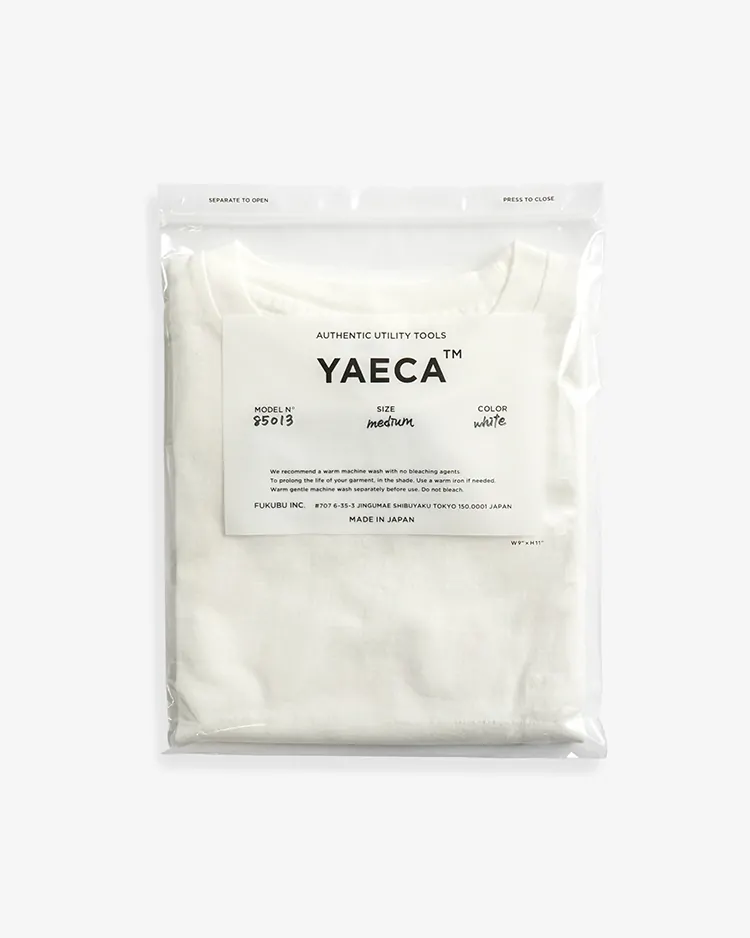 YAECA (WOMEN) / CREW NECK T-SHIRTS S/S / WHITE