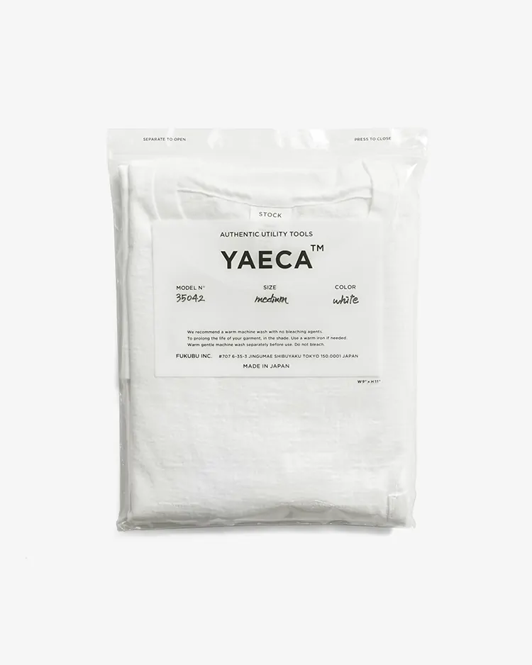 YAECA (MEN) / CREW NECK T-SHIRTS PK S/S / WHITE