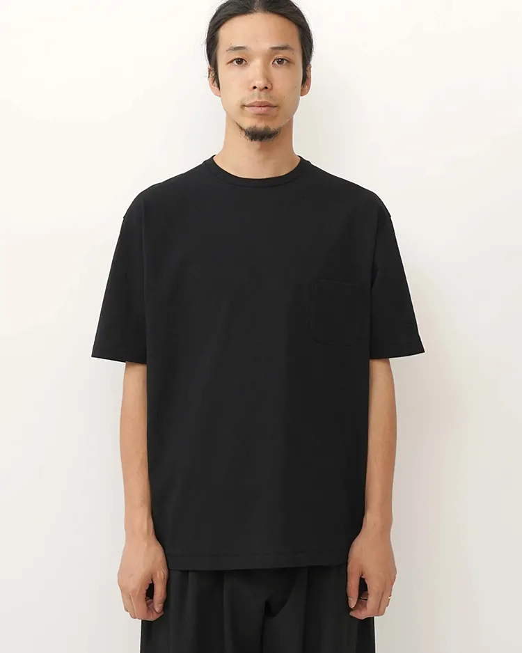 YAECA (MEN) / CREW NECK T-SHIRTS PK S/S / KUSAKI BLACK