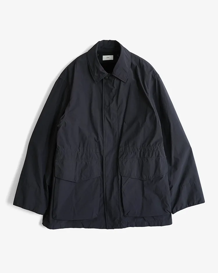 ATON (MEN) / AIR WEATHER FIELD COAT / CHARCOAL GRAY