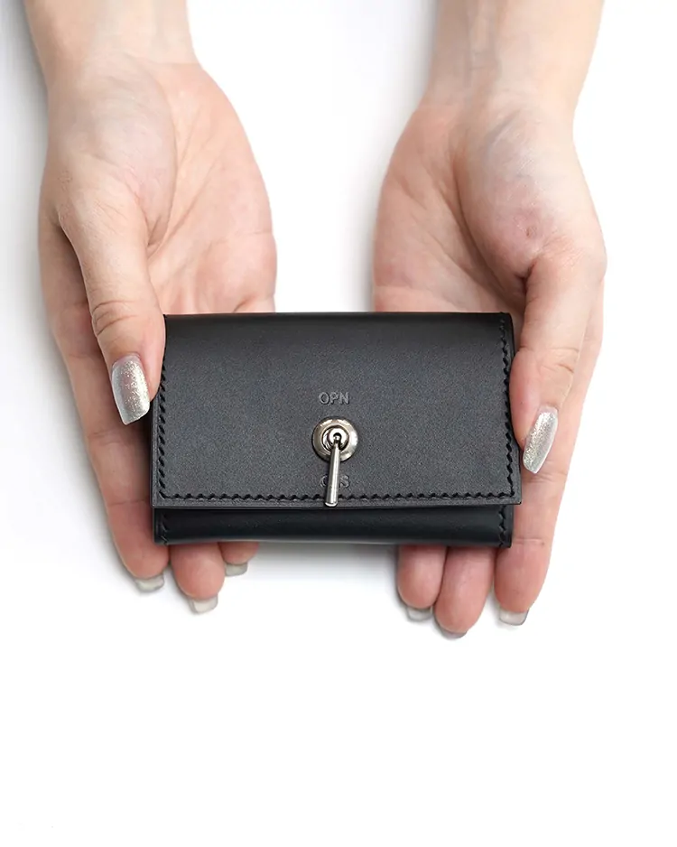 ED ROBERT JUDSON / ALT - SWITCH COIN & CARD CASE / BLACK (MICRO GRAIN)