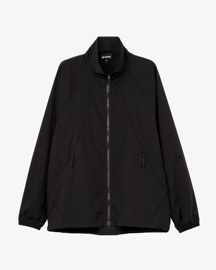 Goldwin / Sheer Nylon Wind Jacket / BLACK (BK)