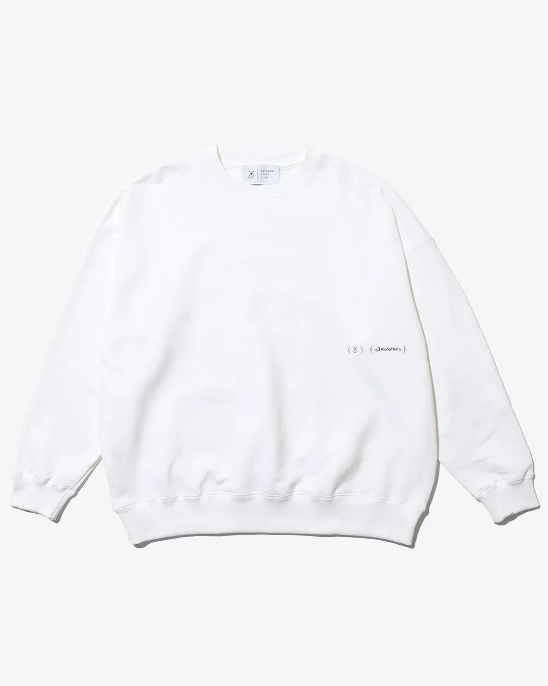RAINBOW DISCO CLUB / RDC×Alpha Theta euphonia Sweat / WHITE