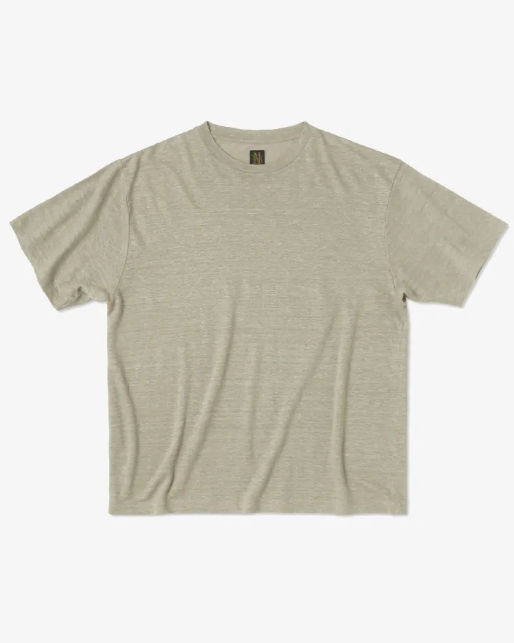 BATONER (MEN) / NORMANDY LINEN T-SHIRT / TAUPE