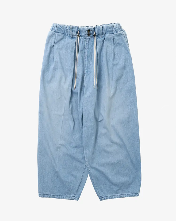 Sillage / circular pants denim bleached