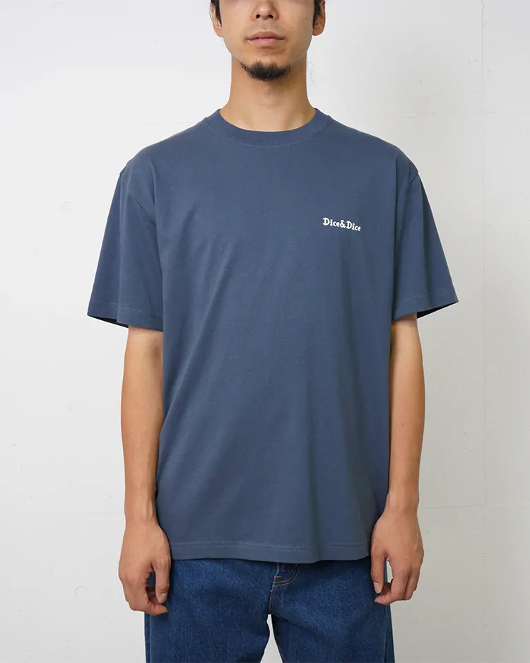D&D (Souvenir items) / D&D BASIC LOGO S/S TEE / SLATE NAVY