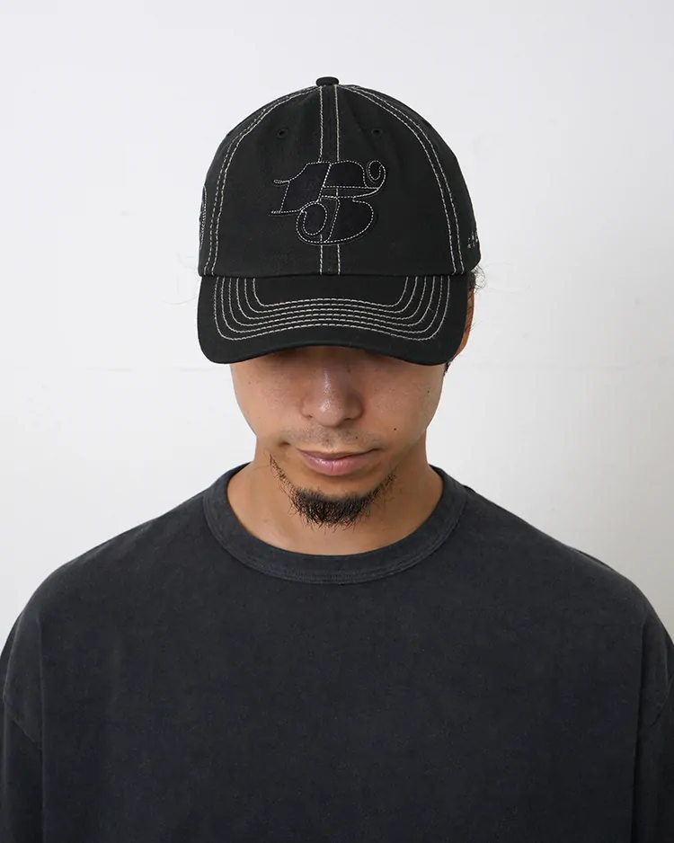 BAL / COTTON 6-PANEL HAT / BLACK